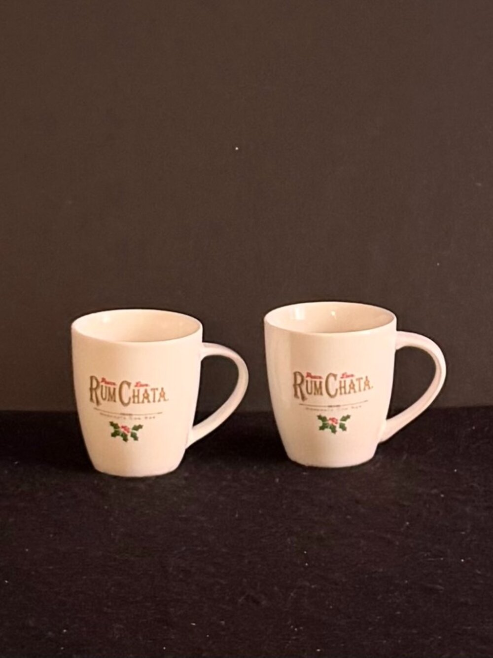 🎄Christmas In July🎄RumChata ‘Peace, Love, RumChata’ Ceramic Holiday Mugs/Cups